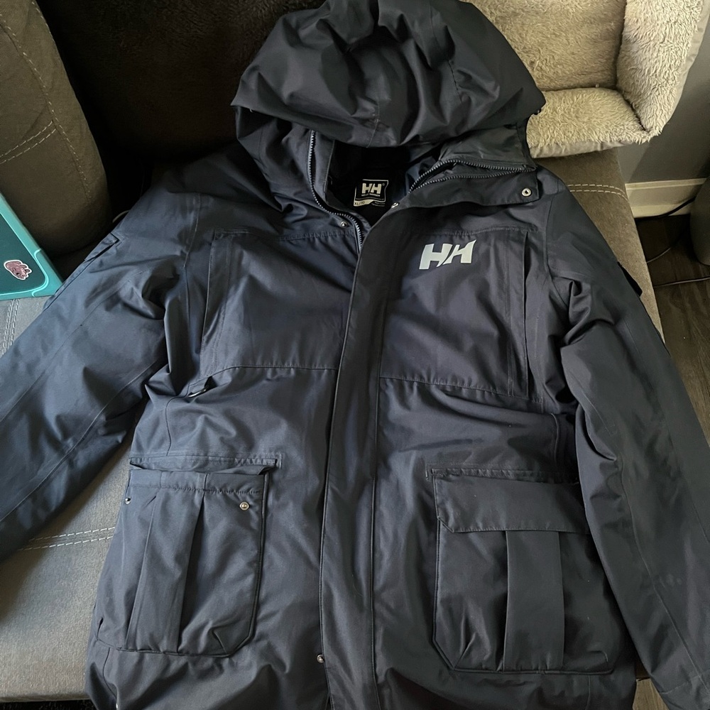 Helly Hansen Men's Navy Raincoat